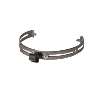 Держатель рег-й ?230-350 мм на круглый конек, полим-фикс- с защ. для прута ?8-10 мм, термодиф.TDM