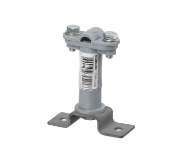 Держатель для гориз. и верт. поверхностей полим-й 2-х болтовой высота 75 мм, для прута ?6-10 мм TDM