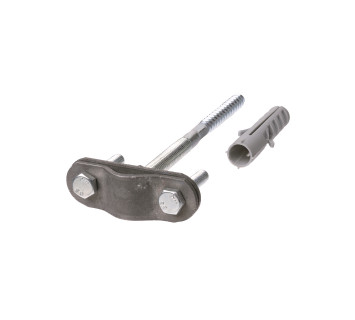 Крепление молниеприемника к стене с дюбелем длина 200 мм, ?16-20 мм, гор.цинк. TDM