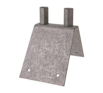 Крепление молниеприемного стержня до 2 м для острого конька, М16, термодиффузия TDM