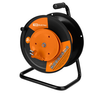 Удлинитель силовой УК10-001 TDM (штепс. гнездо/30м ПВС 2х1,0)