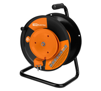 Удлинитель силовой УКз10-001 TDM (штепс. гнездо/20м ПВС 3х0,75)