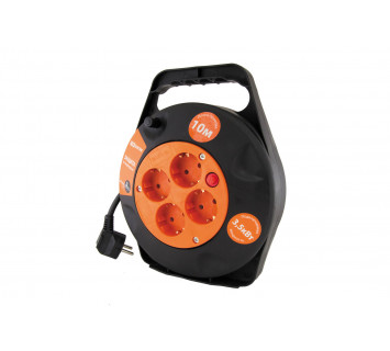 Удлинитель силовой в корпусе УК10-004 TDM (4 места/10м ПВС 2х1,0)