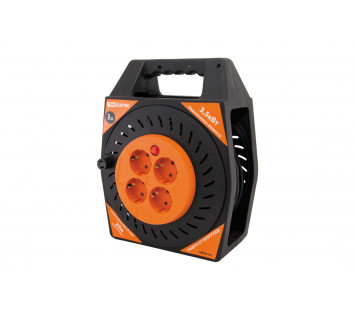 Удлинитель силовой в корпусе УКз16-004 TDM (4 места/20м ПВС 3х1,0)