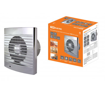 Вентилятор бытовой настенный 100 С-2, хромTDM