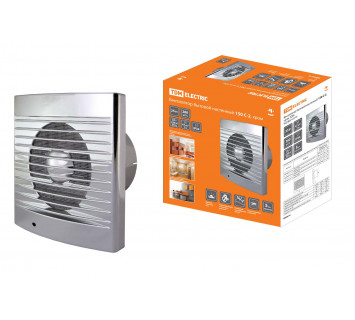 Вентилятор бытовой настенный 150 С-2, хром TDM