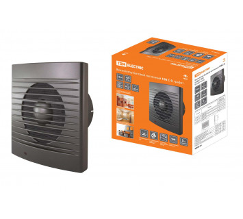 Вентилятор бытовой настенный 100 С-3, графит TDM