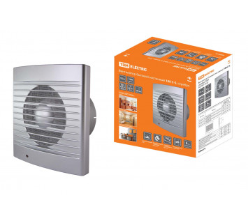 Вентилятор бытовой настенный 100 С-5, серебро TDM