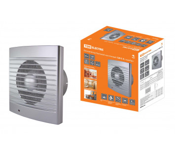 Вентилятор бытовой настенный 120 С-5, серебро TDM