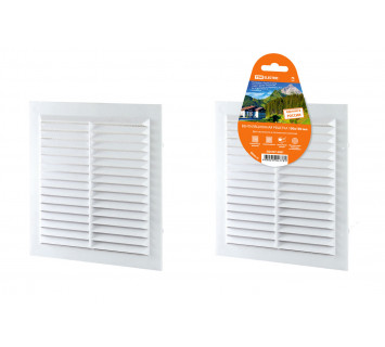 Решетка неразъемная с москитной сеткой, бел. 190х190 TDM