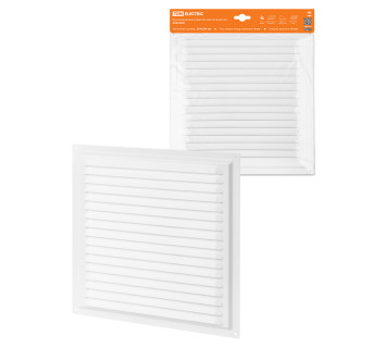 Решетка металл. 300х300, белая, с покрытием полимерной эмалью, TDM