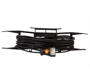 Удлинитель-шнур на рамке силовой народный ПВС 1300 Вт б/з, 50м, штепс. гнездо