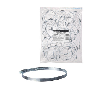 Хомут червячный, d 120-140 мм, оцинк  (упак. 100 шт) TDM