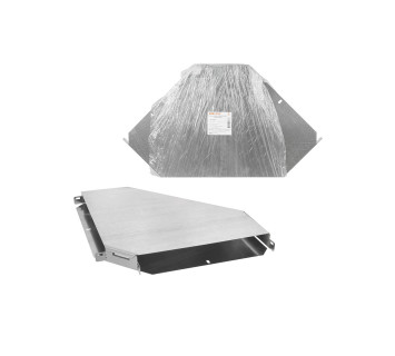 Поворот на 90 град. горизонтальный 50х400 мм TDM