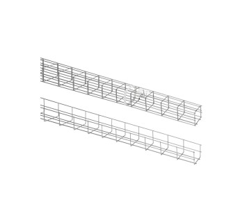 Лоток проволочный 80х100х3000-3,8 мм TDM