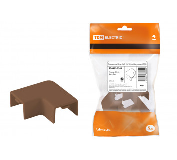 Поворот на 90 гр. КМП 25х16 бук (4 шт./комп.) TDM