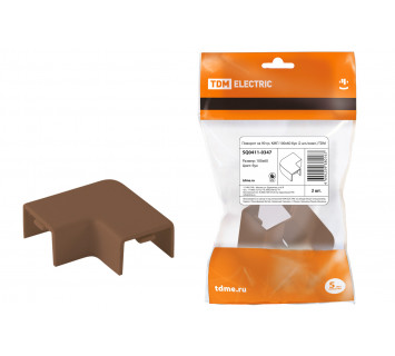 Поворот на 90 гр. КМП 100x60 бук (2 шт./комп.) TDM