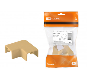 Поворот на 90 гр. КМП 100x60 сосна (2 шт./комп.) TDM