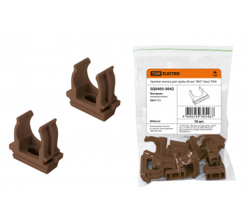 Крепеж-клипса для трубы 20 мм (10шт) 