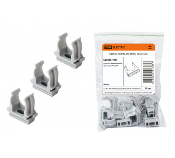 Крепеж-клипса для трубы 16 мм (10шт) TDM