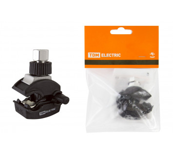 Зажим герметичный для ответвления от неизол. проводника ЗГОНП 16-95/1,5-10 (N616) рознич. упак. TDM