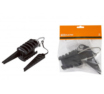 Зажим анкерный ЗАБ 16-25 М (PA25x100, DN123) рознич. упак. TDM