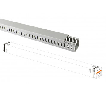 Кабель-канал перфорированный 25х25 перфорация 4/6мм TDM (60 м)