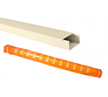 Кабель-канал 20х10 слоновая кость (100м) TDM