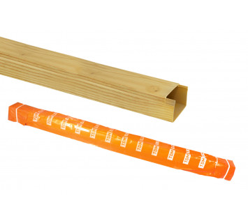 Кабель-канал 25х25 желтая сосна 3D (50м) TDM