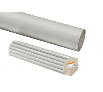 Труба гладкая жесткая ПВХ d 16 (156 м) длина 3 м, серая TDM