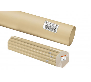 Труба гладкая жесткая ПВХ d 16 (104 м) длина 2 м индивид. штрихкод, 