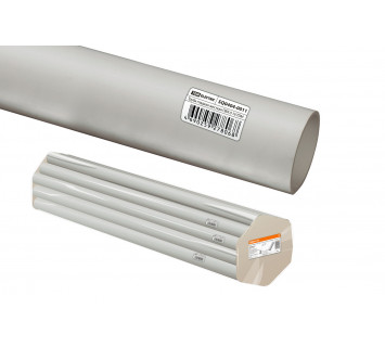 Труба гладкая жесткая ПВХ d 16 (104 м) длина 2 м индивид. штрихкод, серая TDM