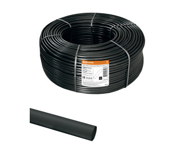 Труба гладкая техническая ПНД d 16(с) черная TDM