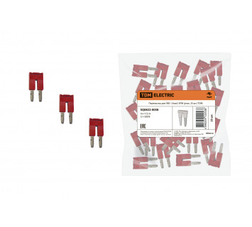 Перемычка для ЗКБ 1,5мм2 2PIN (упак. 25 шт.) TDM