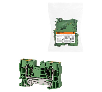 Зажим клеммный безвинтовой (ЗКБ) PEN 16мм2 TDM