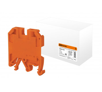 Зажим наборный ЗНИ-2,5мм2 (JXB25А) оранжевый TDM