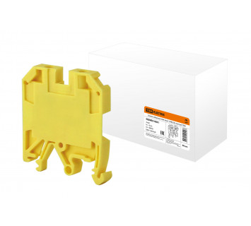Зажим наборный ЗНИ-4мм2 (JXB35А) желтый TDM