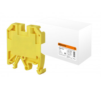 Зажим наборный ЗНИ-10мм2 (JXB70А) желтый TDM