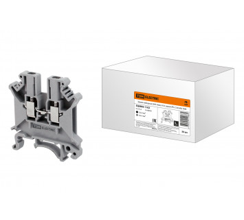 Зажим наборный ЗНН-4мм2 41А серый (Ph-C UK-4N) TDM