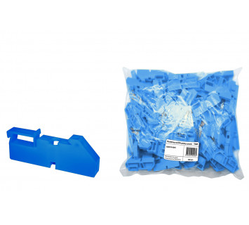 Изолятор на DIN рейку синий TDM