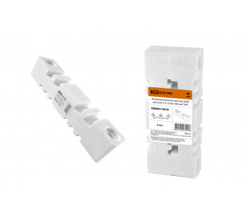 Изолятор шинный плоский ИШП 2П для шин 5 и 10 мм, длина 180 мм,  межшинное расстояние 72 мм TDM