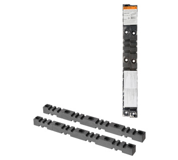 Изолятор шинный плоский ИШП 4П для шин 10  и 10/20 мм, длина 458 мм межшинное расстояние 115 мм TDM