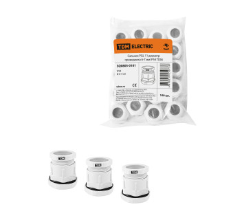 Сальник PGL 11 диаметр проводника 6-7 мм IP54 TDM