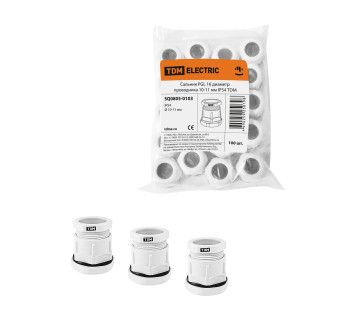 Сальник PGL 16 диаметр проводника 10-11 мм IP54 TDM