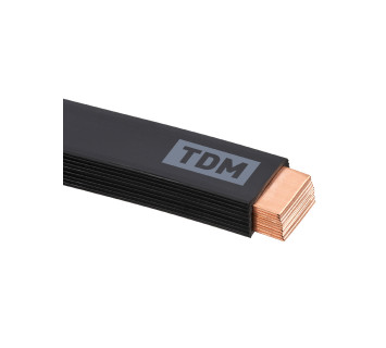 Шина медная гибкая изолированная ШМГ 10х(100х1), 2м, TDM