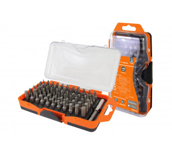 Набор бит №4, 66 бит: SL, PH, PZ, HEX, TORX, SQ,  удлинитель, сталь CR-V, в пласт. держ.«Алмаз» TDM