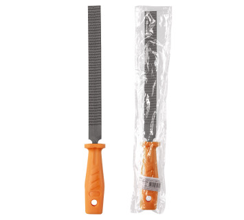 Рашпиль плоский длина 200 мм, пластиковая рукоятка 