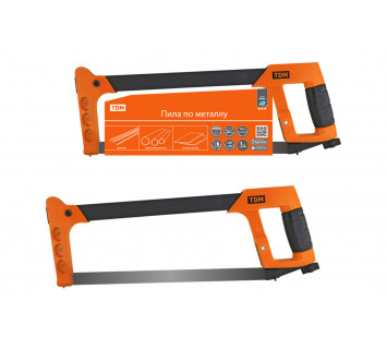 Пила по металлу 300 мм, алюминиевая рукоятка, наклон 90 и 55 градусов, 