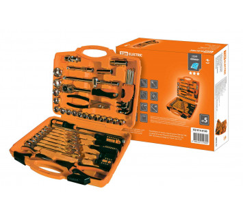 Набор инструментов универсальный №5, 48 позиций, CR-V сталь 