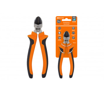 Бокорезы (кусачки), с двухкомпонентными рукоятками, CR-V сталь, 160 мм, серия 